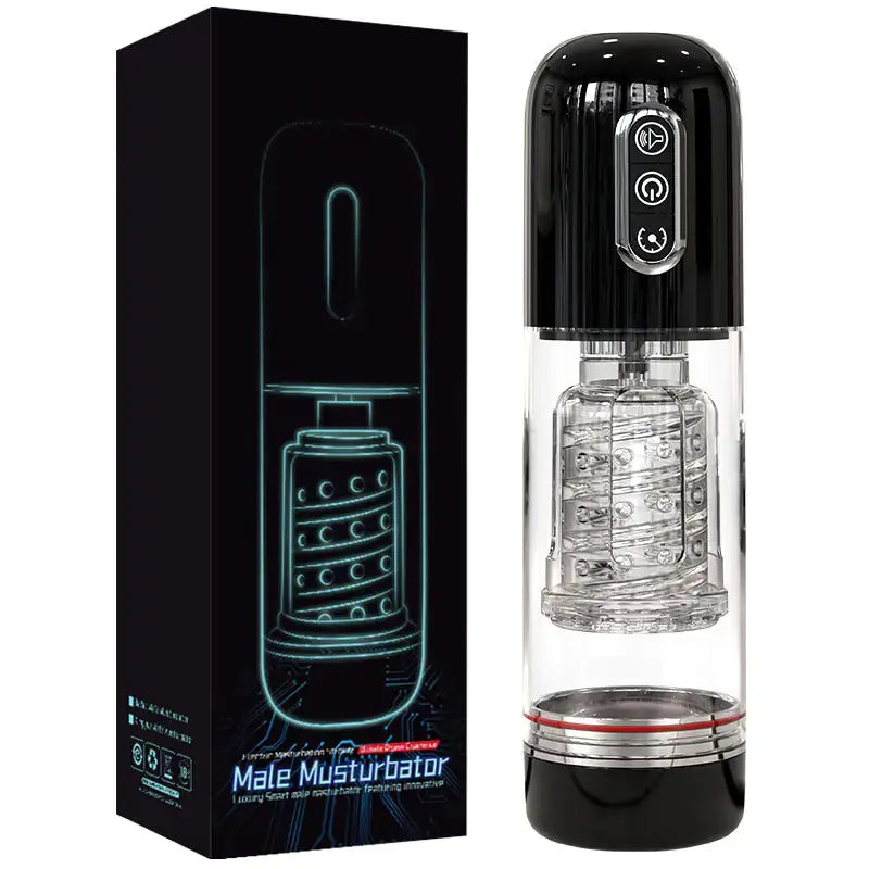 "Automatic Stretching Rotating Male Masturbation Cup"