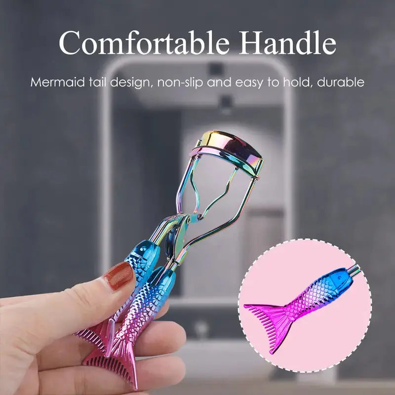 "1Pc Gradient Purple Curled Upswept Lashes for All Eyes"