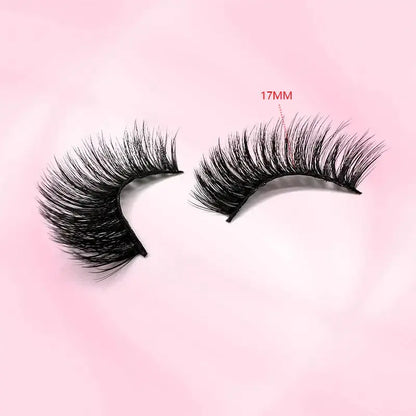 10 Pairs 3D Fluffy Faux Mink Thick Curling Lashes