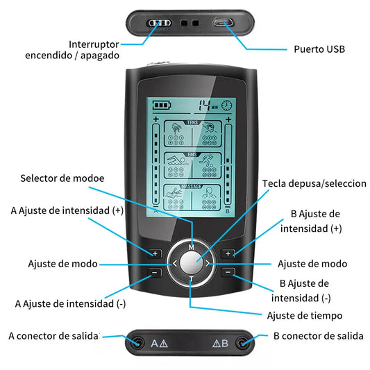 24-Mode TENS Therapy Device for Full Body Massage